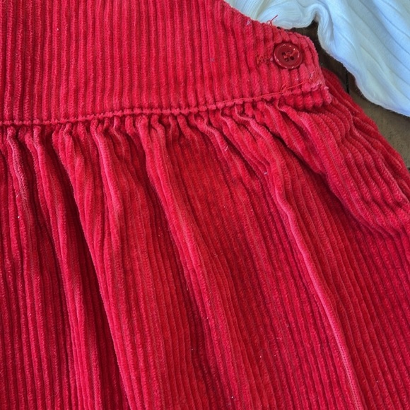 Vintage carters Gymboree Red Corduroy Jumper and turtleneck - Picture 2 of 15